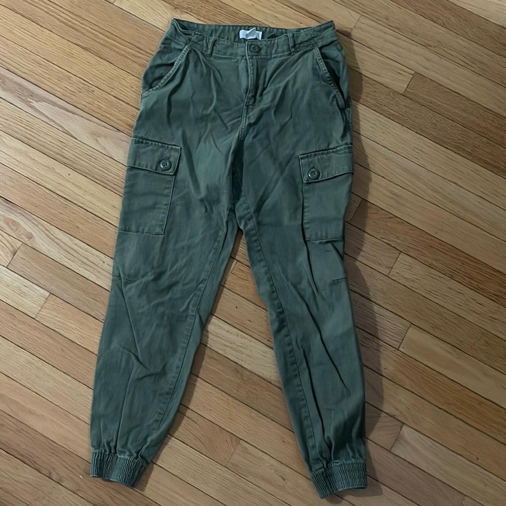 Olive Green H&M pants (jogger style)